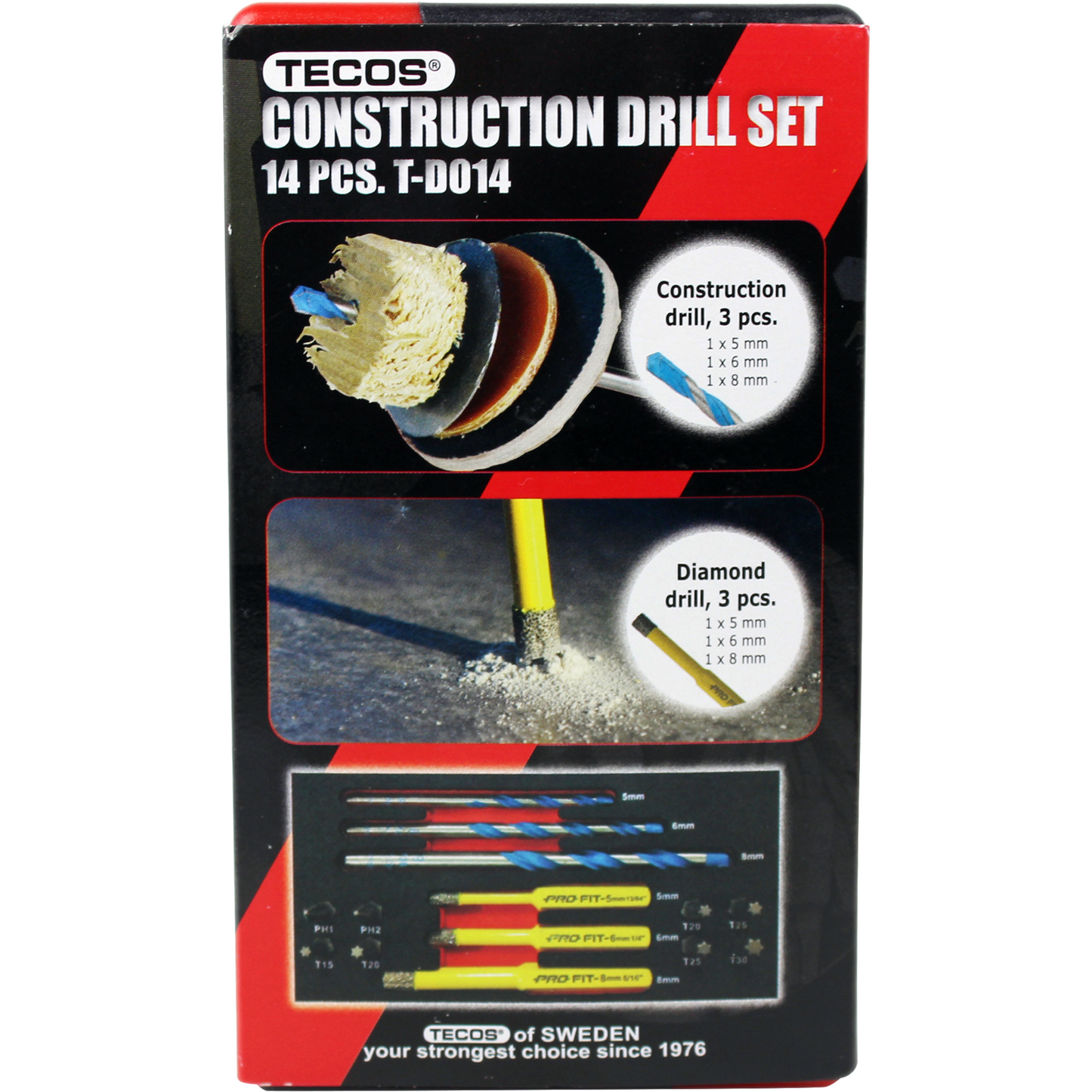 Diamant/konstruktion sæt, 14 dele