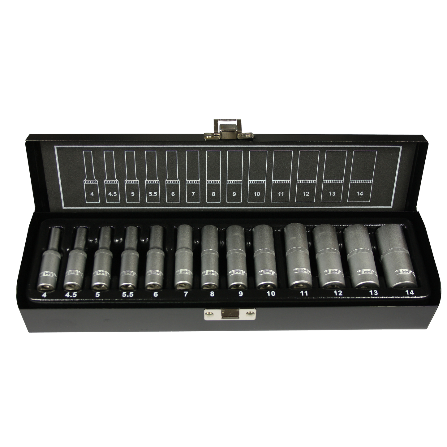 T-0613F Topsæt 1/4" Lang 13dl