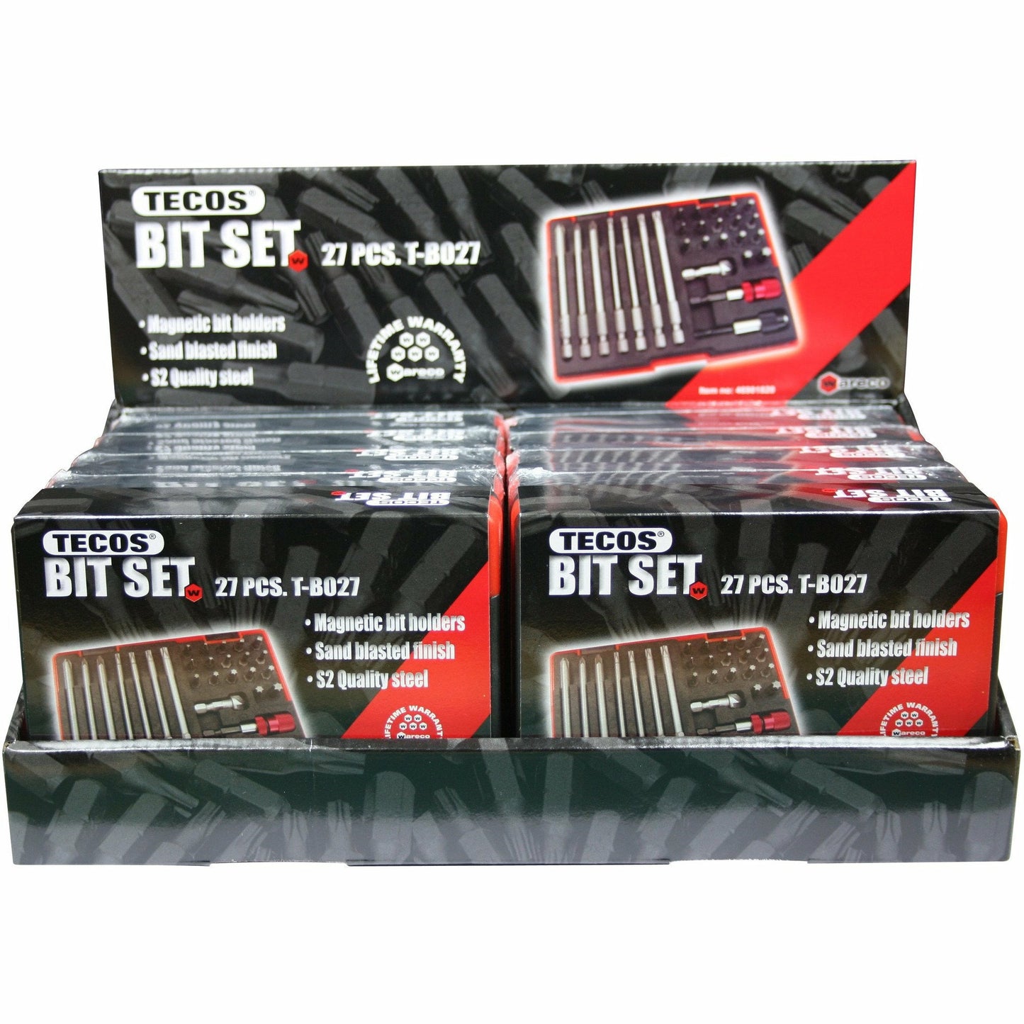T-B027 Bitssæt, 27 dele, 10stk/Display
