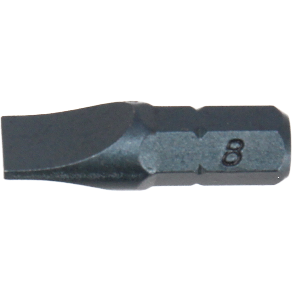 Lige Bits 8,0 × 25 mm - 3 stk.
