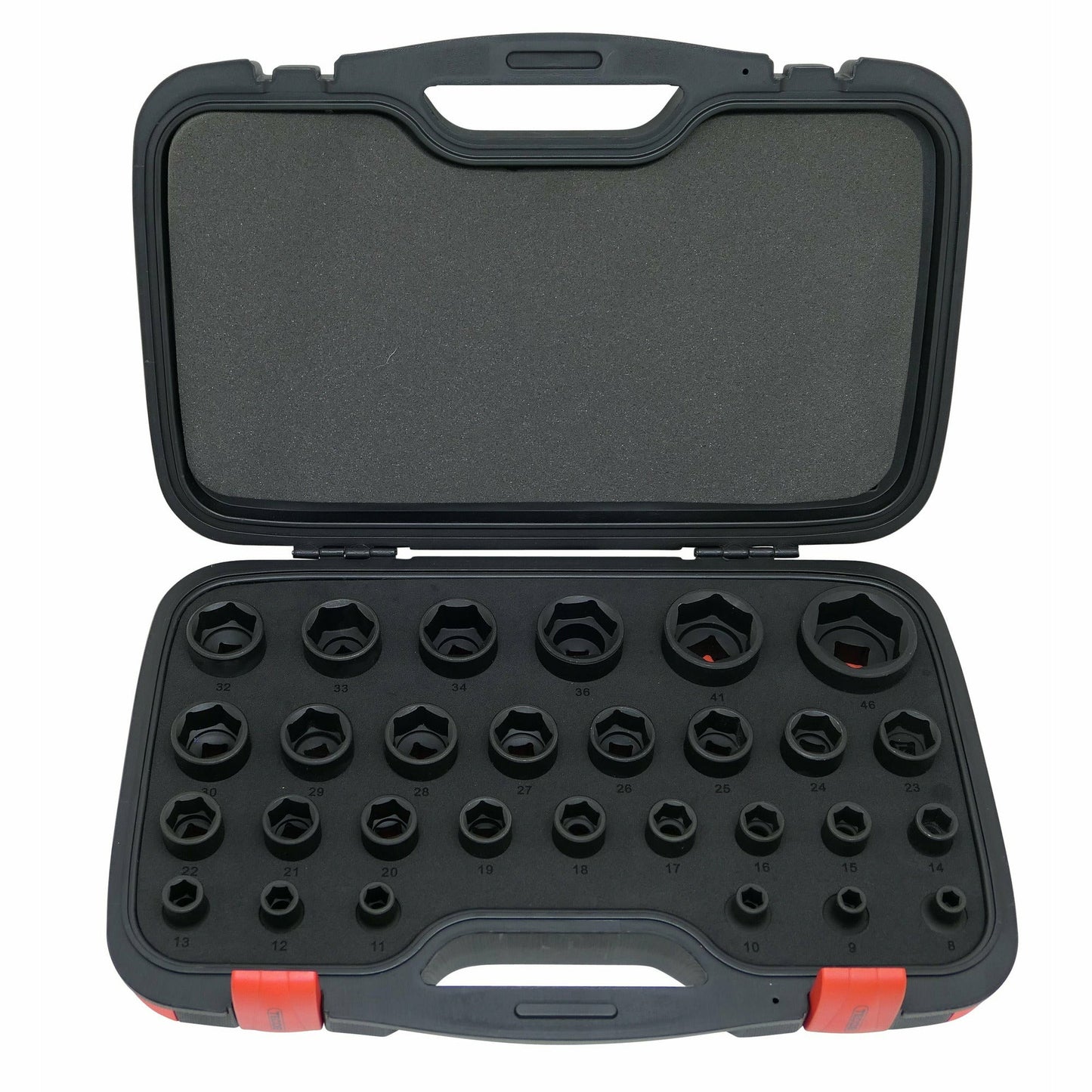 Krafttopsæt 1/2" - 29 dele, korte