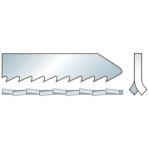 Bajonetsavklinge 4400, 5 stk. 100 mm Bimetal 18 tpi