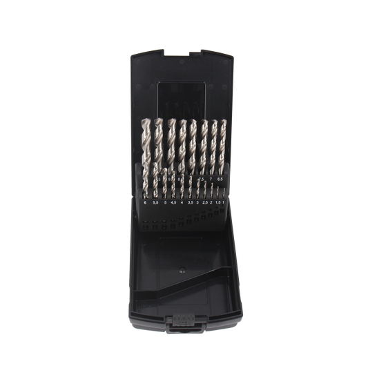 HSS Metalborsæt, Pro Bright - 19 dele: 1-10 mm