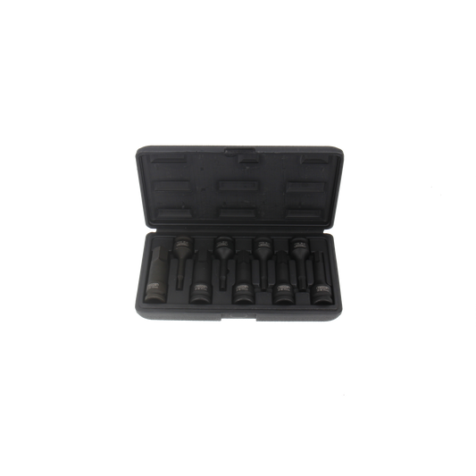 Krafttopsæt Hex 1/2"xL75mm 9 dele
