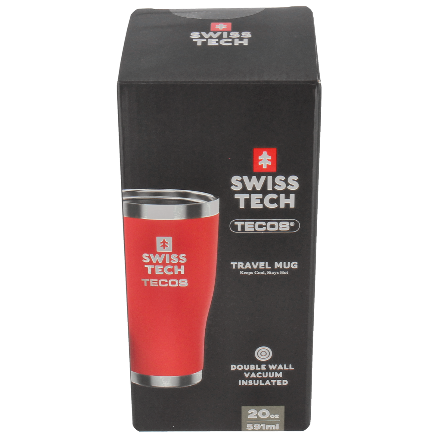 Termokop, 591 ml - Rød