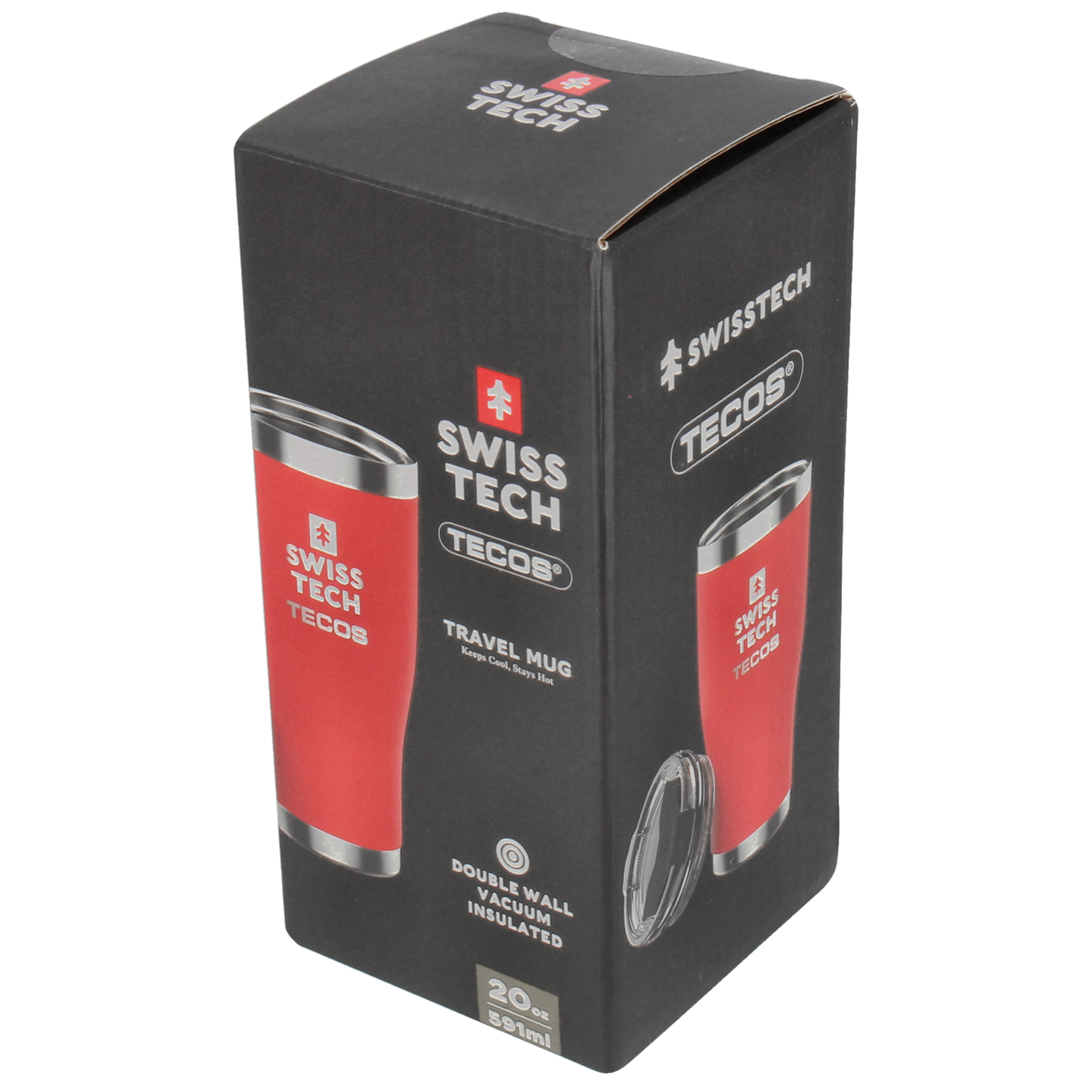 Termokop, 591 ml - Rød