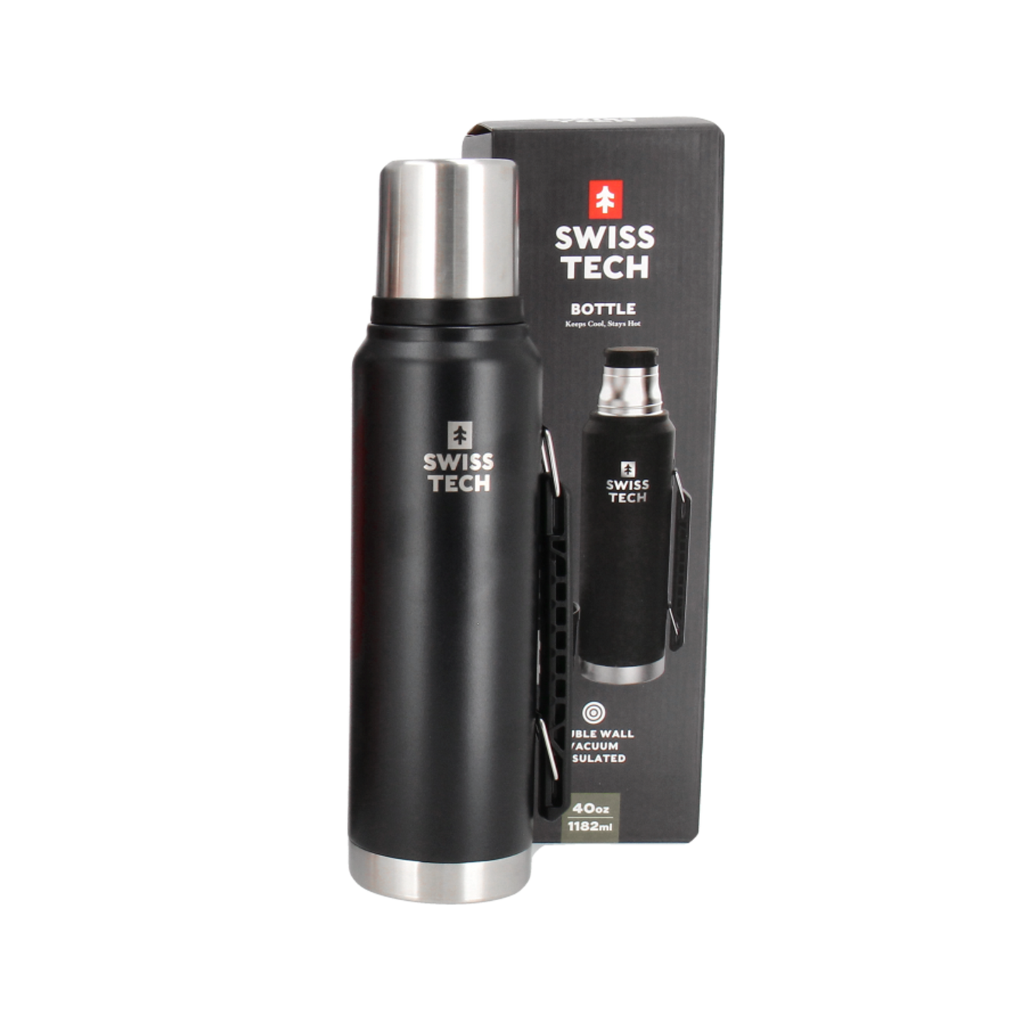 Termokande, 1182 ml - Sort