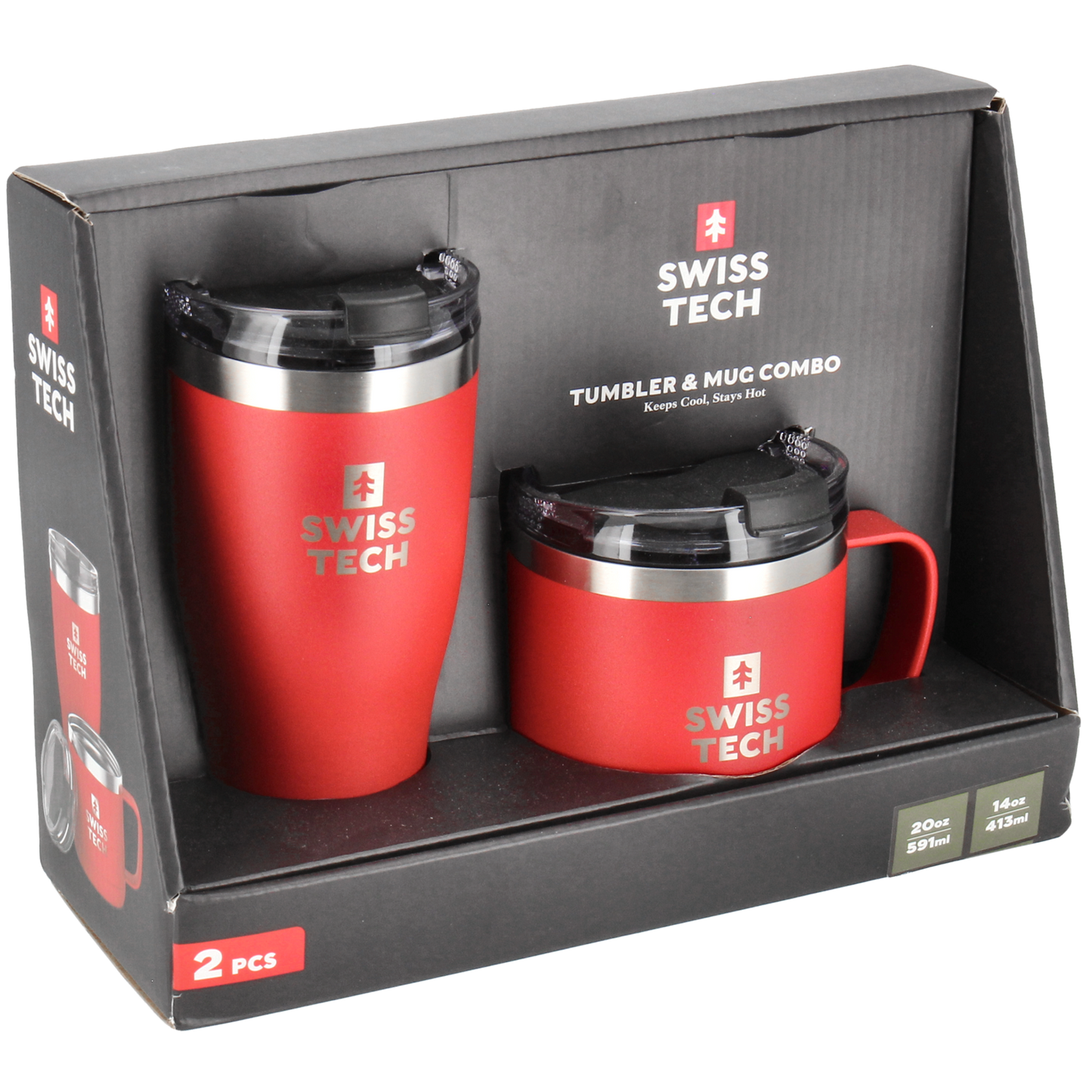 Termokop og termokrus - Rød