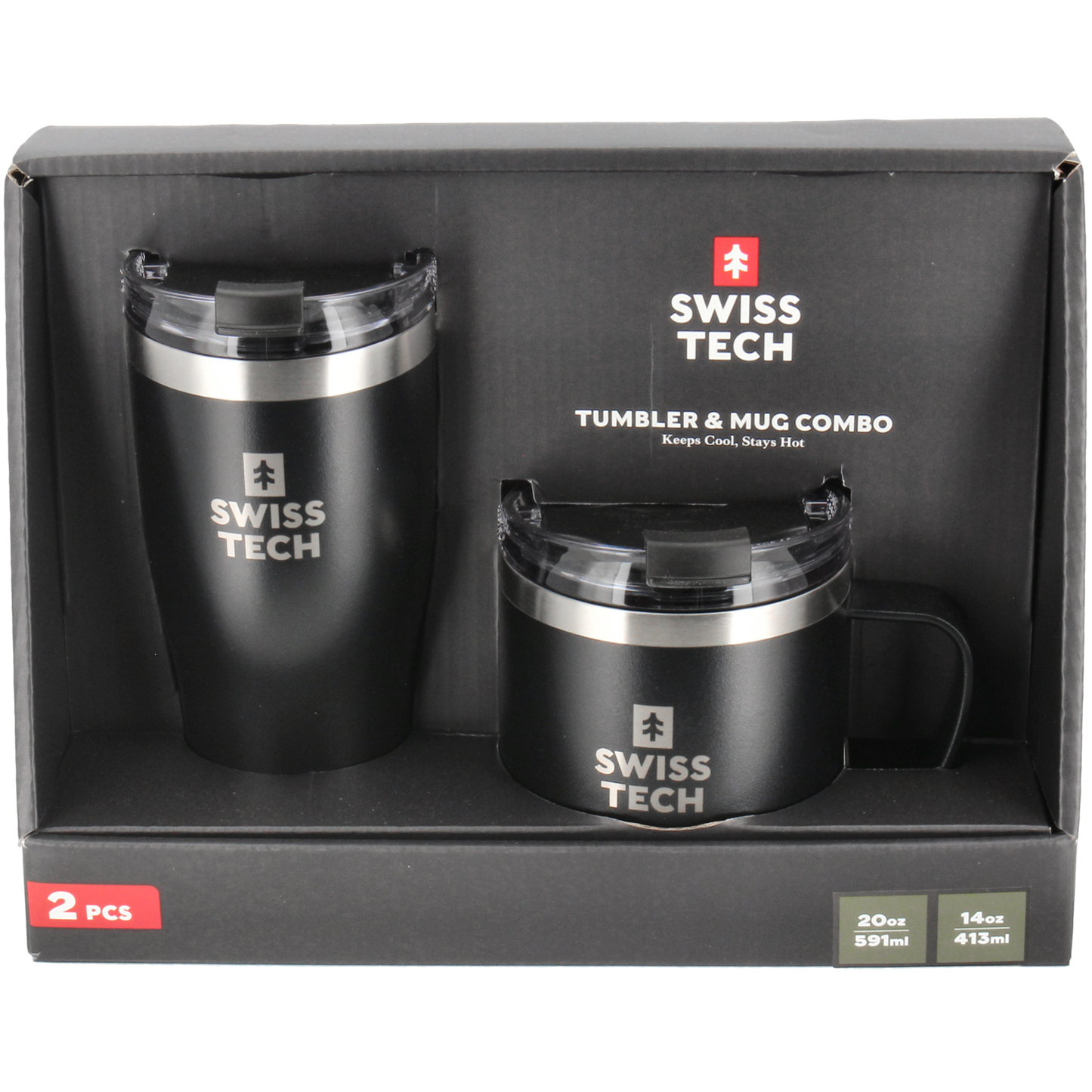 Termokop og termokrus - Sort