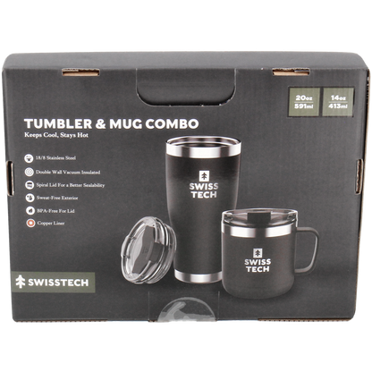 Termokop og termokrus - Sort