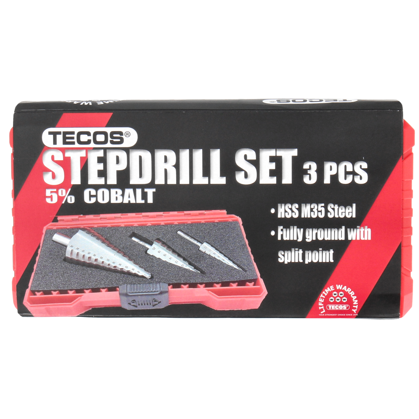 Trinbor sæt 3 dele, 5% Coblat, M35 HSS