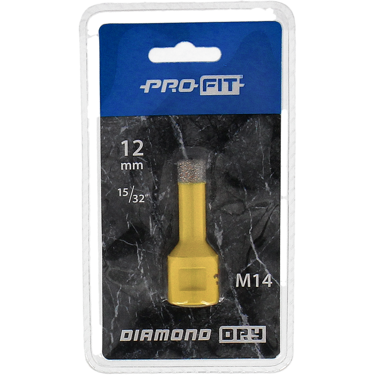 Diamantbor M14 fæste x 12 mm