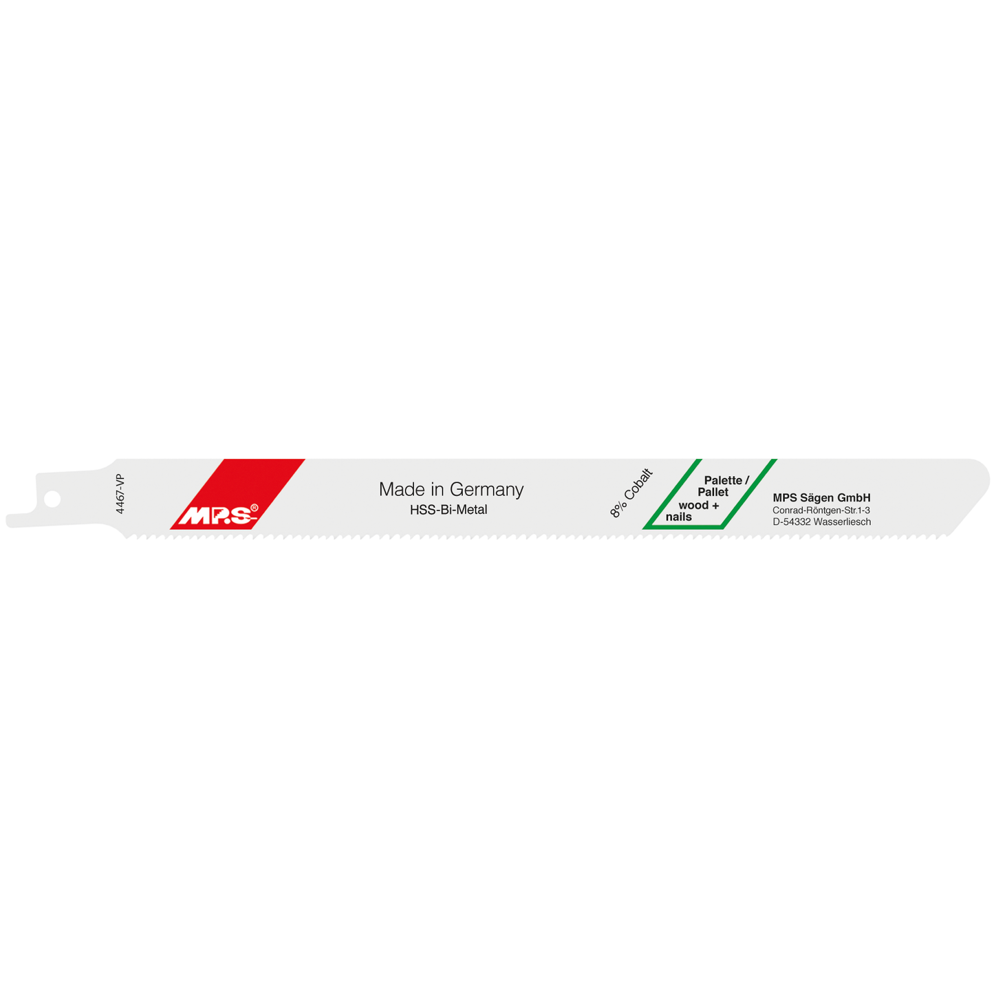 Bajonetsavklinge 4467-VP, 100 stk. 230 mm BiM 10-14 tpi
