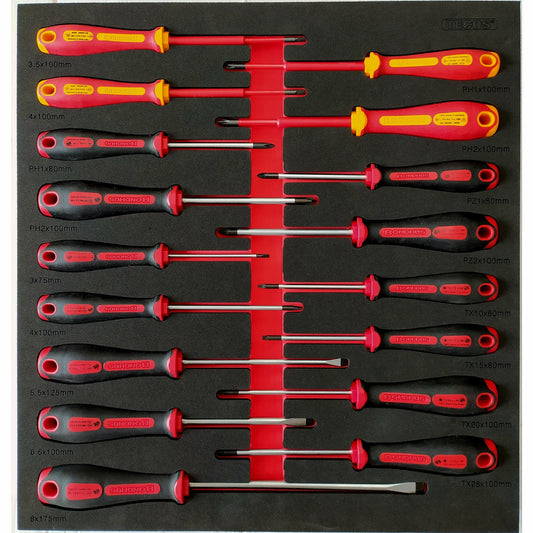 Skruetrækkersæt 17dl Bondhus