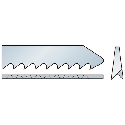 Bajonetsavklinge 4045, 5 stk. 230 mm CrV 10 tpi