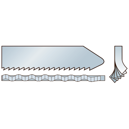 Bajonetsavklinge 4405, 2 stk. 150 mm Bimetal 25 tpi